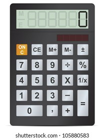 electronic calculator vector illustration