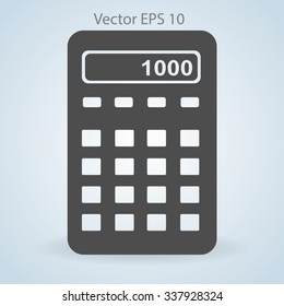 electronic calculator vector illustration