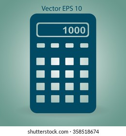 electronic calculator vector illustration