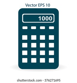 electronic calculator vector illustration