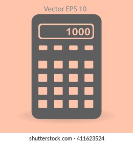 electronic calculator vector illustration