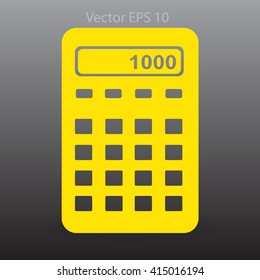 electronic calculator vector illustration