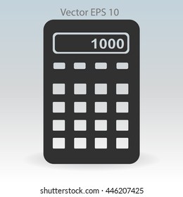 electronic calculator vector illustration