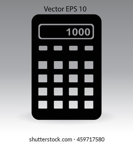 electronic calculator vector illustration