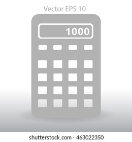 electronic calculator vector illustration