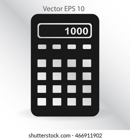 electronic calculator vector illustration