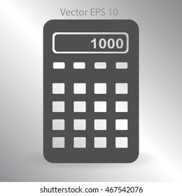 electronic calculator vector illustration
