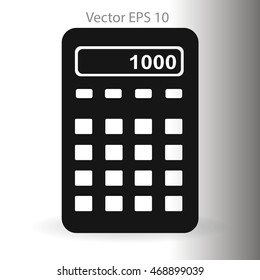 electronic calculator vector illustration