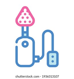 electronic callus remover device color icon vector. electronic callus remover device sign. isolated symbol illustration