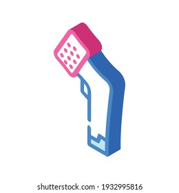 electronic callus remover isometric icon vector. electronic callus remover sign. isolated symbol illustration