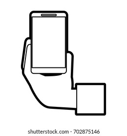 electronic cell phone on