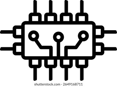 chip eletrônico tecnologia microprocessador chip técnico CPU microchip processador 11327