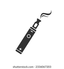 Electronic cigarette icon. Vape device. Vector on isolated white background