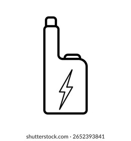  ícone de cigarro eletrônico branco no fundo