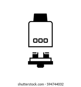 electronic cigarette mode illustration