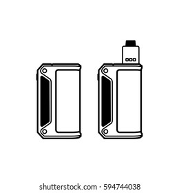 electronic cigarette mode illustration