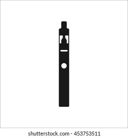 Electronic Cigarette sign simple icon on background