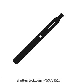 Electronic Cigarette sign simple icon on background
