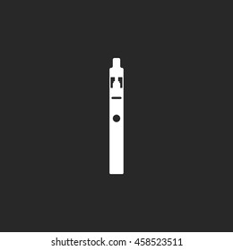 Electronic Cigarette sign simple icon on background