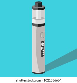 Electronic Cigarette Vape Pen Vector Illustration