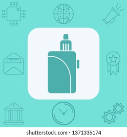 Electronic cigarette vector icon sign symbol
