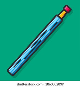 electronic cigarette vector illustration in flat style