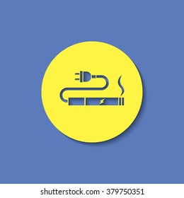 electronic cigarettes charge icon
