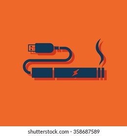 electronic cigarettes charge from pc port icon