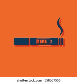 electronic cigarettes vector icon