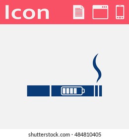 electronic cigarettes vector icon