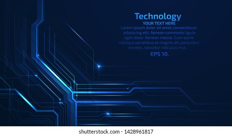 Electronic circuit background image eps10 vector