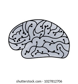 electronic circuit board brain in artificial intelligence process
