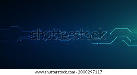 Electronic circuit board close up. Motherboard digital chip. High-tech technology background