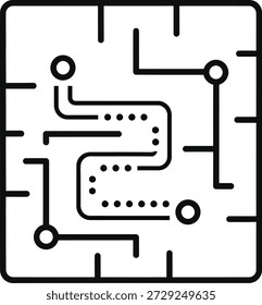 Electronic circuit board design with various components