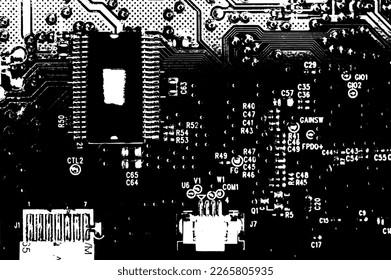 Electronic circuit board elements details