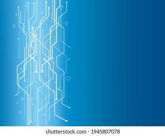 Electronic circuit board vector background. Communication technology abstract. Design in the concept of electronic circuit boards. abstract high speed digital internet.