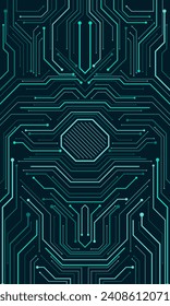Electronic circuit board wallpaper. Future technology background