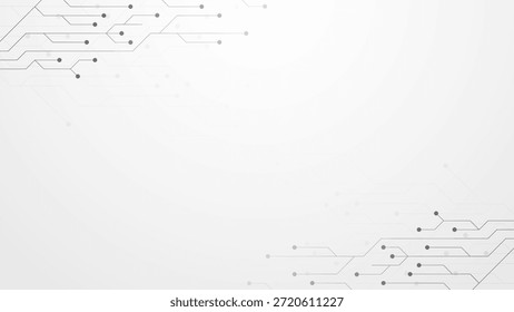 Electrónica fondo blanco de la placa de circuito. Placa madre de la computadora, CPU de procesadores de computadora central, chip digital y concepto de tecnología. Ilustración vectorial

Palabras claves Idioma: Inglés