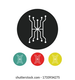 Symbol der elektronischen Schaltung, Vektorgrafik