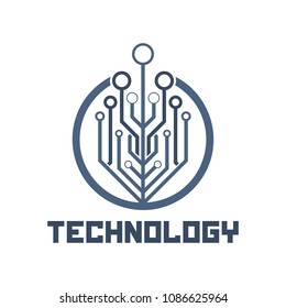 Security Tech Logo Design Stock Vector (Royalty Free) 1065704657