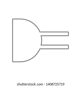 Electronic circuit symbol icon. Element of web for mobile concept and web apps icon. Outline, thin line icon for website design and development, app development
