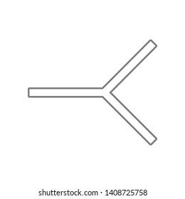 Electronic circuit symbol icon. Element of web for mobile concept and web apps icon. Outline, thin line icon for website design and development, app development