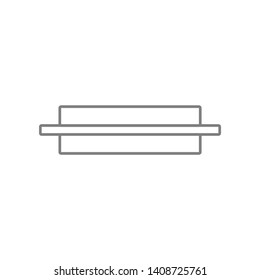 Electronic circuit symbol icon. Element of web for mobile concept and web apps icon. Outline, thin line icon for website design and development, app development