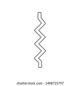Electronic circuit symbol icon. Element of web for mobile concept and web apps icon. Outline, thin line icon for website design and development, app development