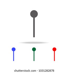 Electronic circuit symbol icon. Elements in multi colored icons for mobile concept and web apps. Icons for website design and development, app development on white background