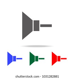 Electronic circuit symbol icon. Elements in multi colored icons for mobile concept and web apps. Icons for website design and development, app development on white background