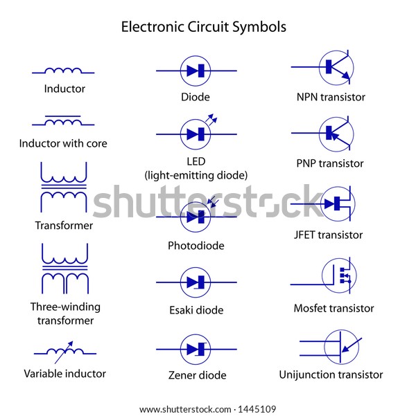Electronic circuit
symbols