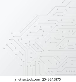 Electronic Circuit Technology Background. Motherboard, CPU, Processor and Artificial Intelligence Concept. Digital Microchip Semiconductor