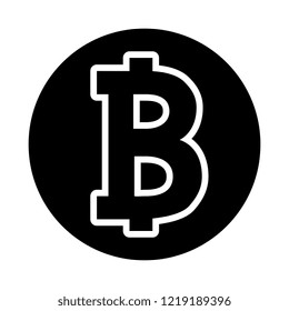 electronic commerce with bitcoin symbol