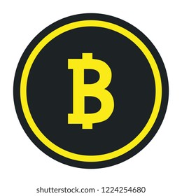 electronic commerce with bitcoin symbol